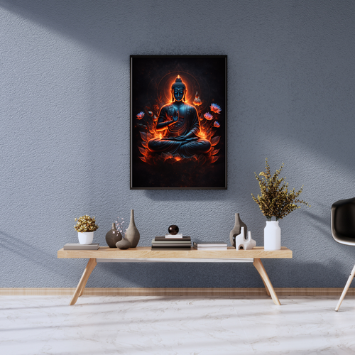 Buddha Wall Painting