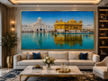 Golden Temple Amritsar Diamond Crystal Porcelain Wall Art