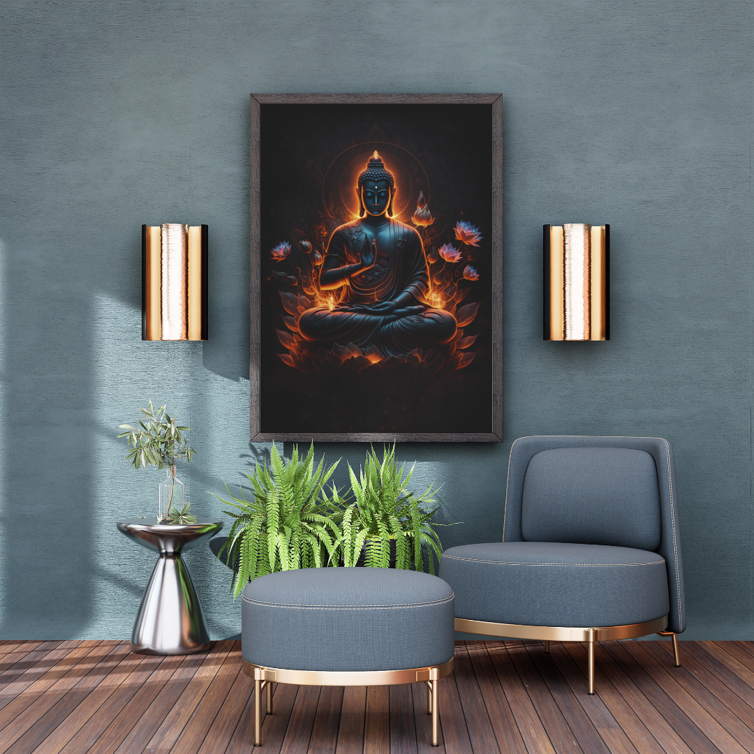 Buddha Wall Painting