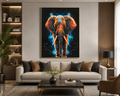 Elephant  Diamond Crystal Porcelain Wall Art