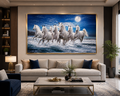 Majestic Horse Diamond Crystal Porcelain Wall Art