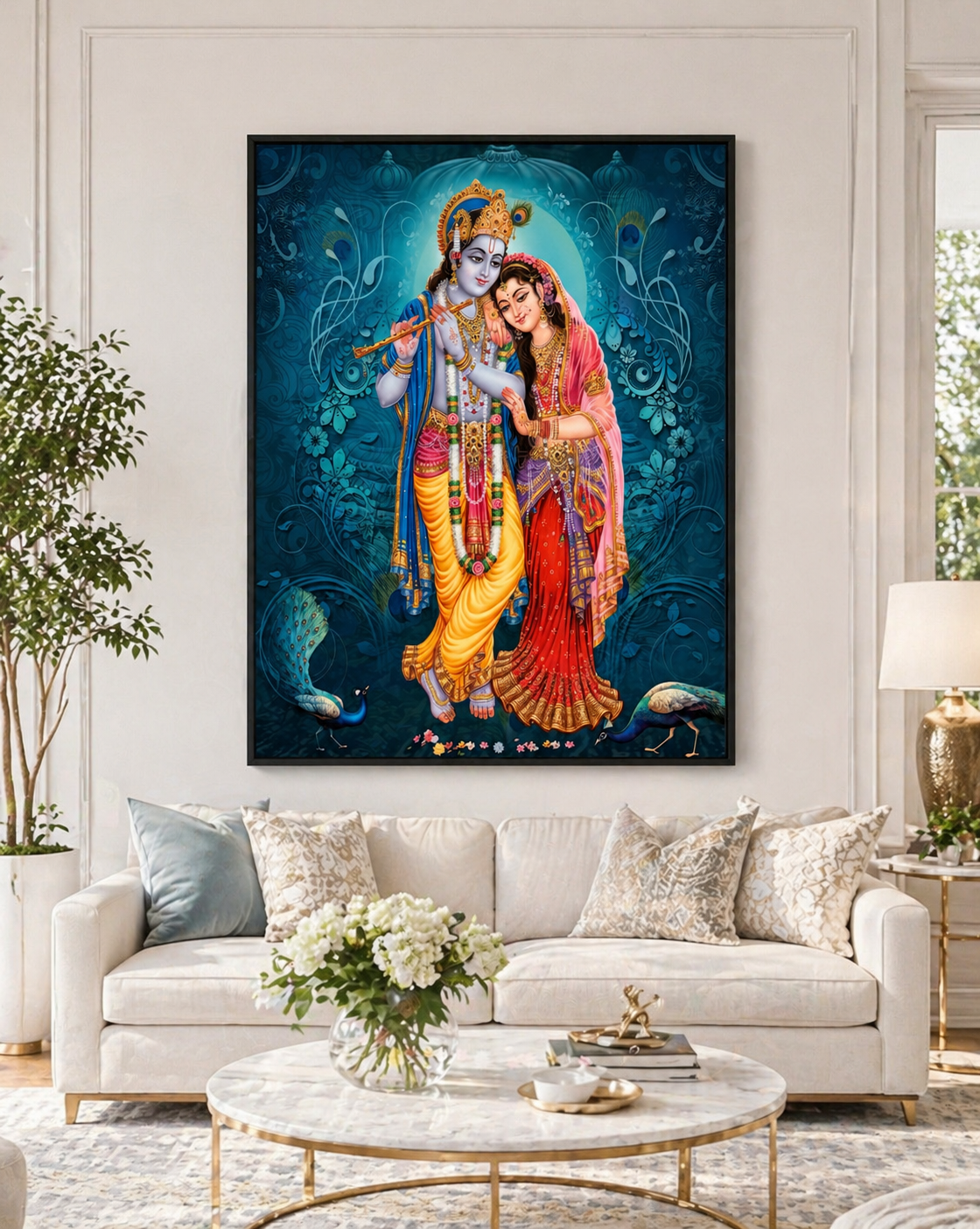 Radha Krishna Painting